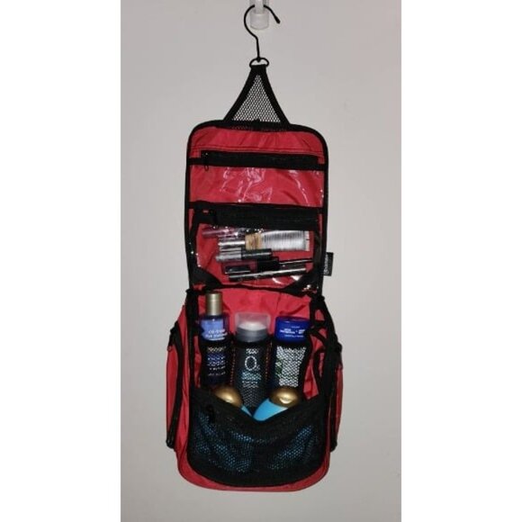 Travel Hanging Toiletry Bag with Expandable Compartments For Women, Men - Picture 2 of 2